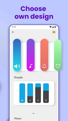 Custom Volume Panel Styles android App screenshot 2